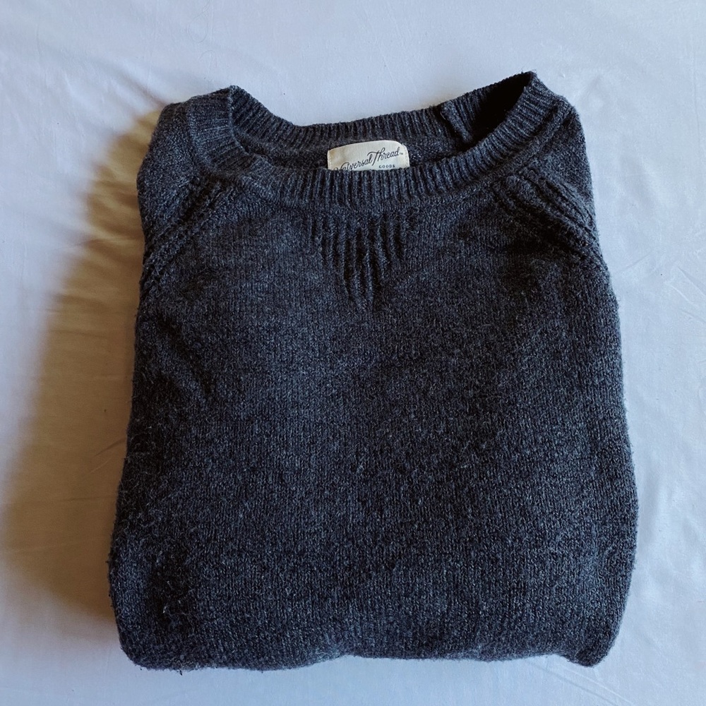 Dark grey knit